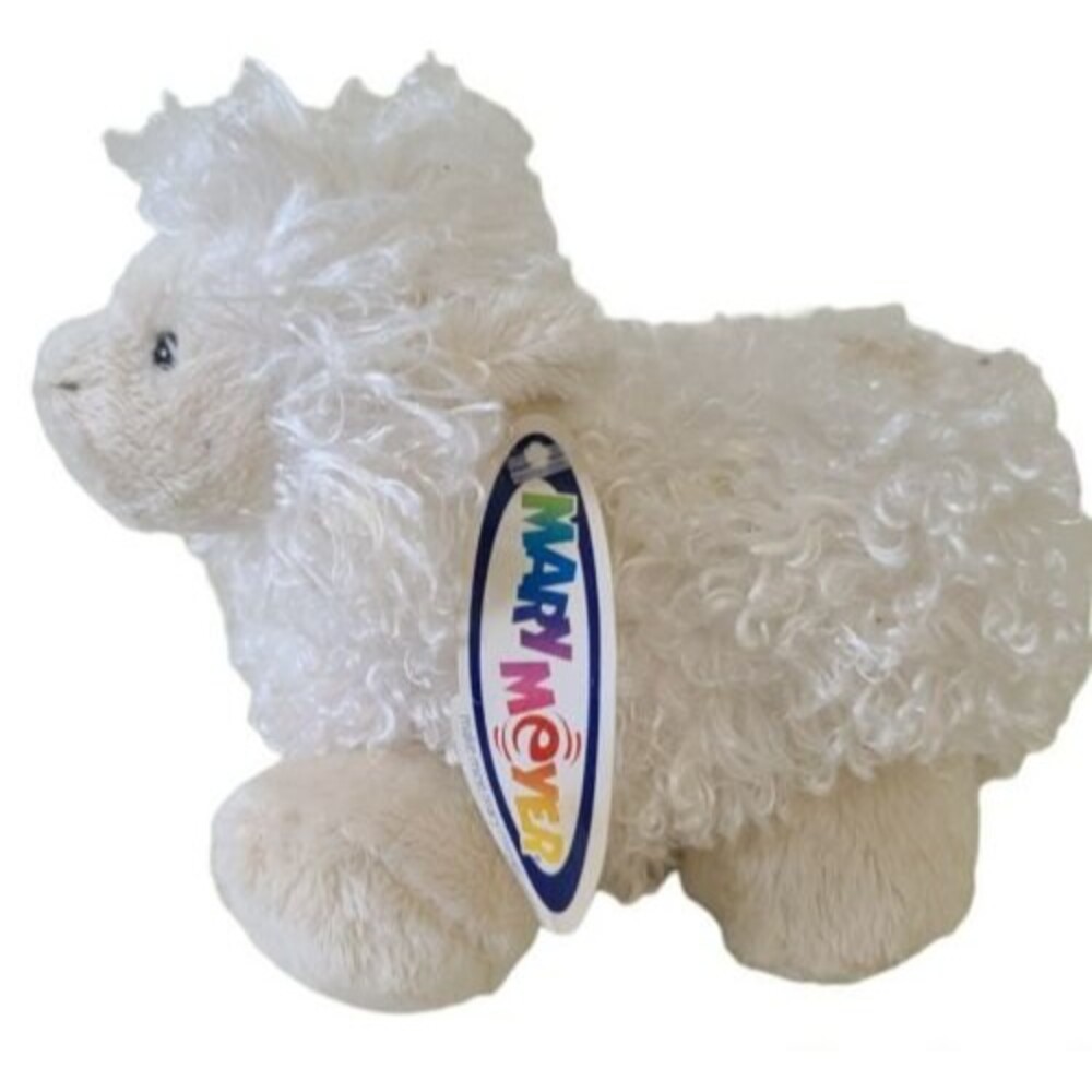 Mary Meyer Baby Sheep Lamb Curly Fur Small Plush Stuffed Animal Toy 6.5" WT